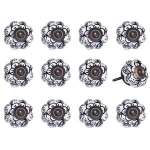 Knob-It Home Decor Classic Cabinet & Drawer Knobs | 12-Piece | K000004